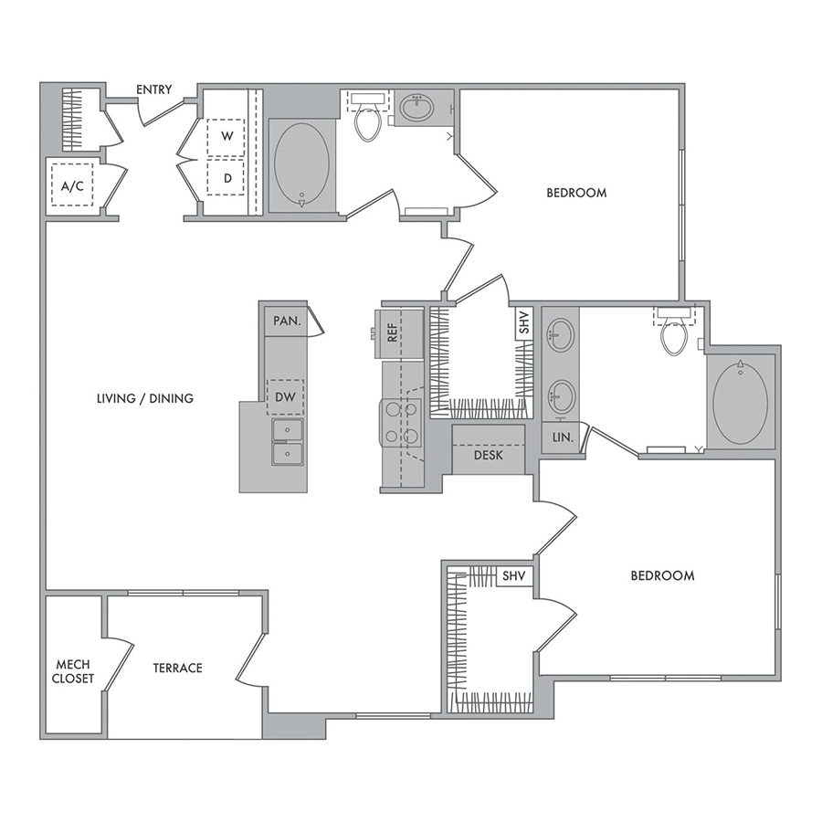 K floor plan