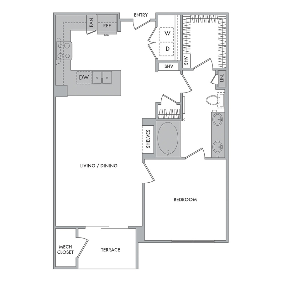 B floor plan