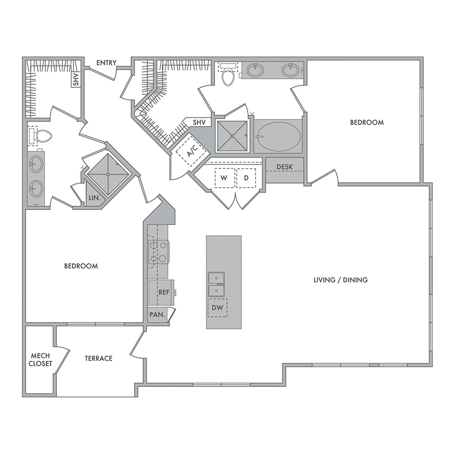 M floor plan