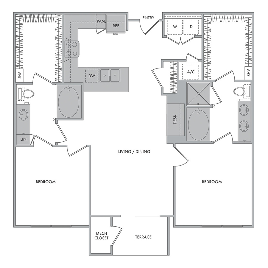 J floor plan