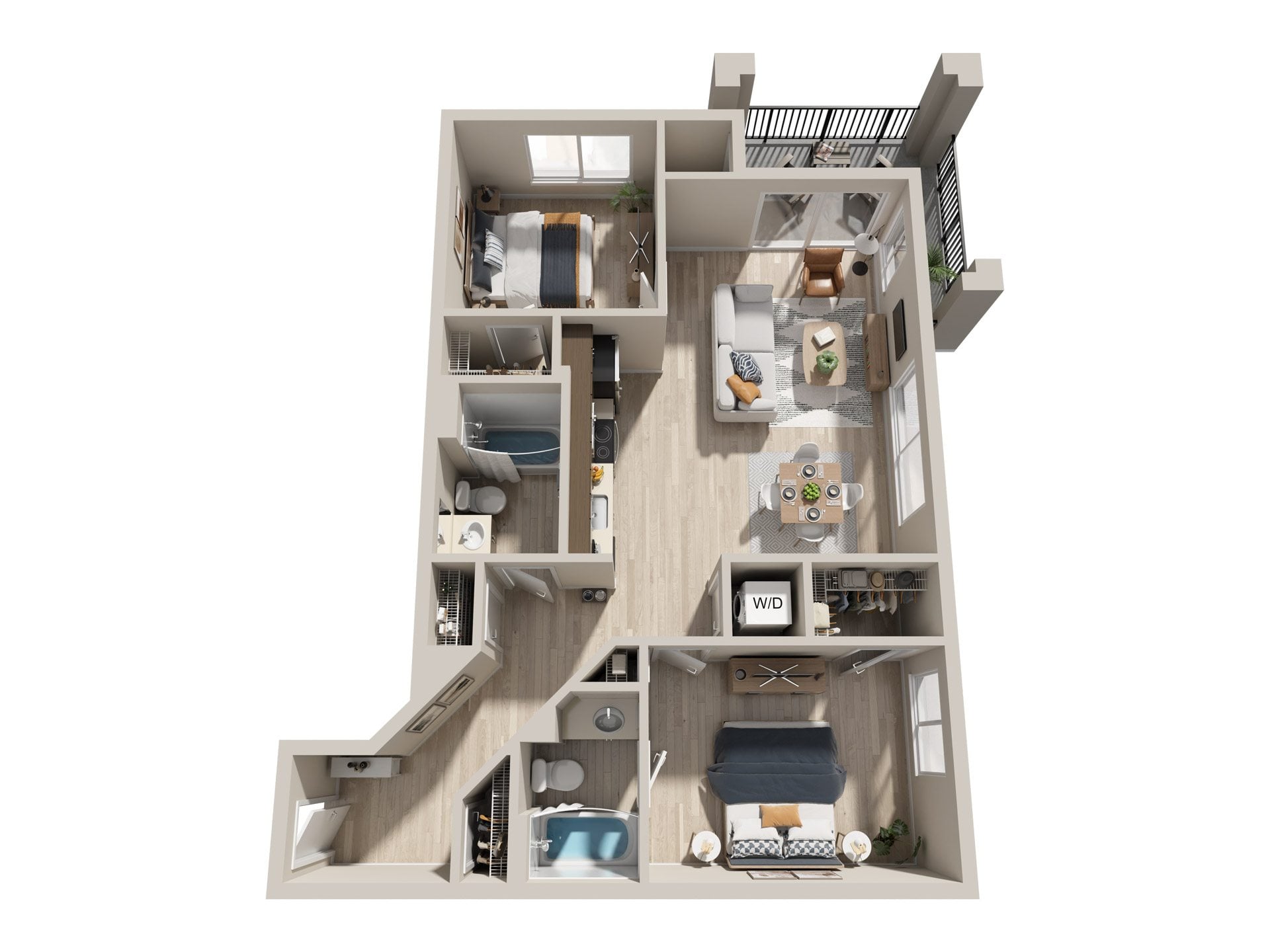 2bd 2ba A floor plan