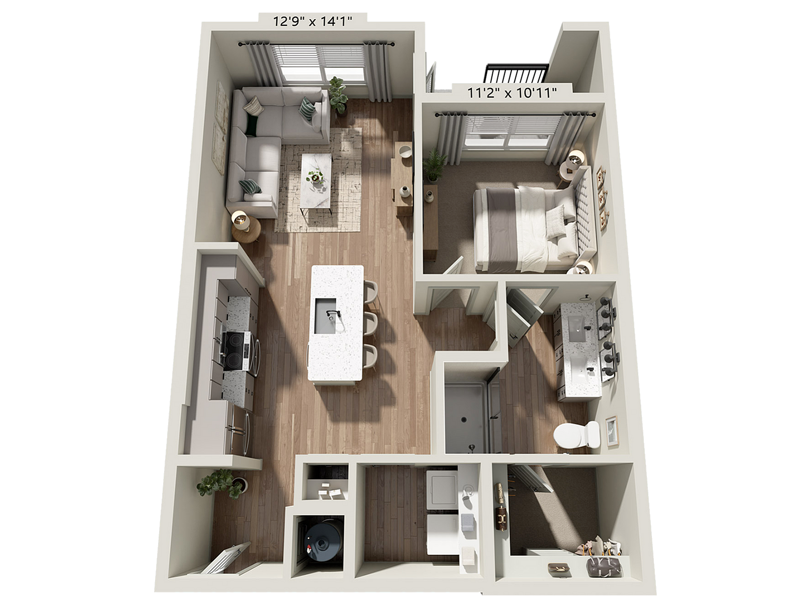 A3B floor plan