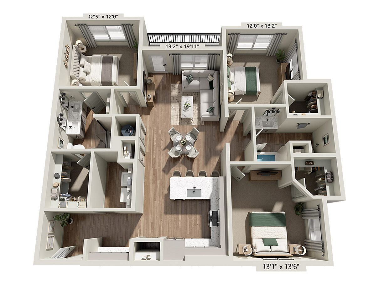 C1B floor plan
