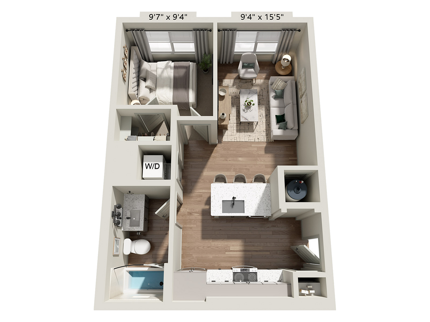 A1 floor plan