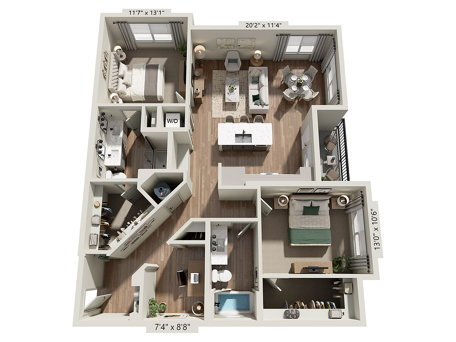 B2B floor plan