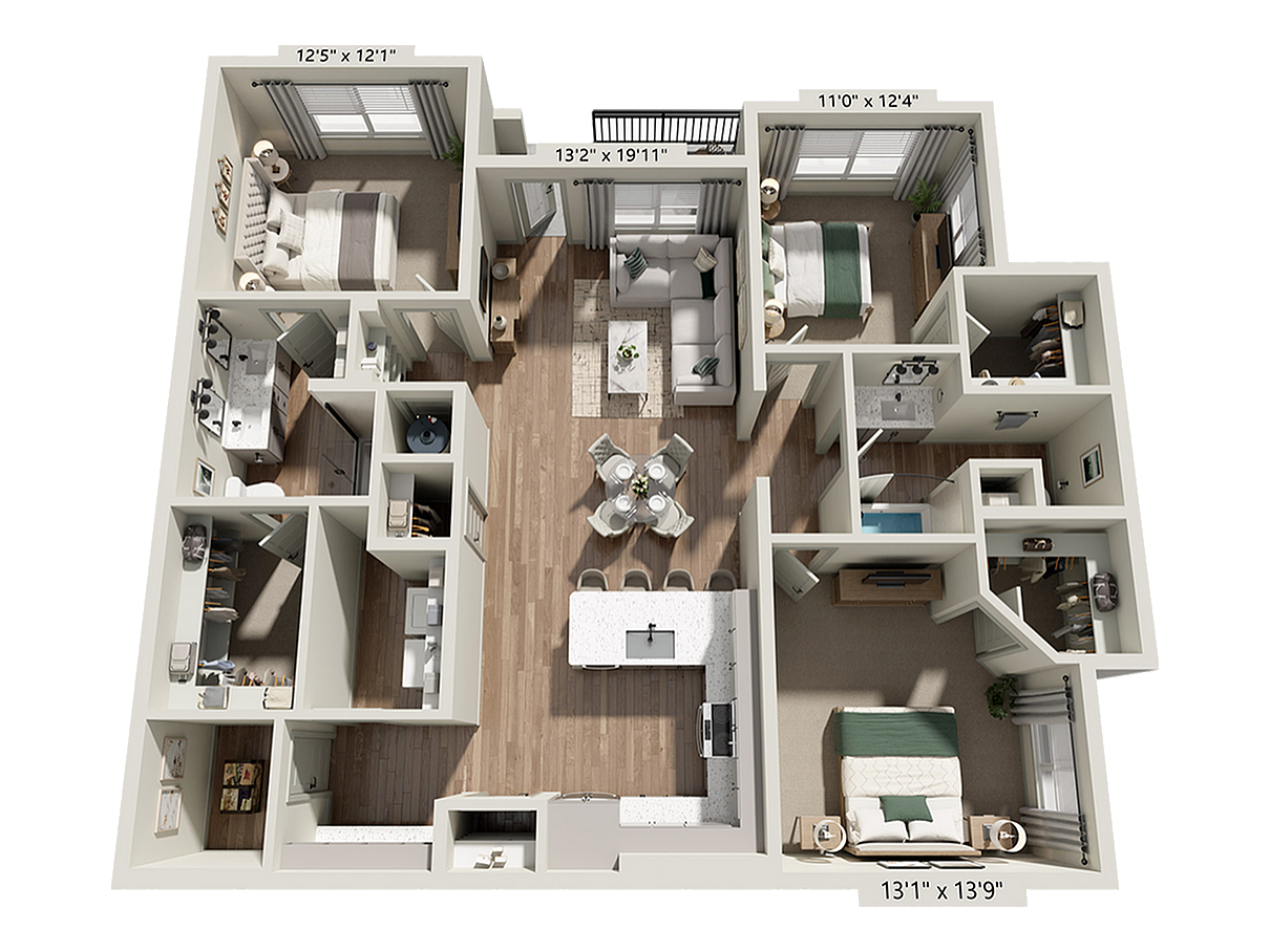 C1A floor plan