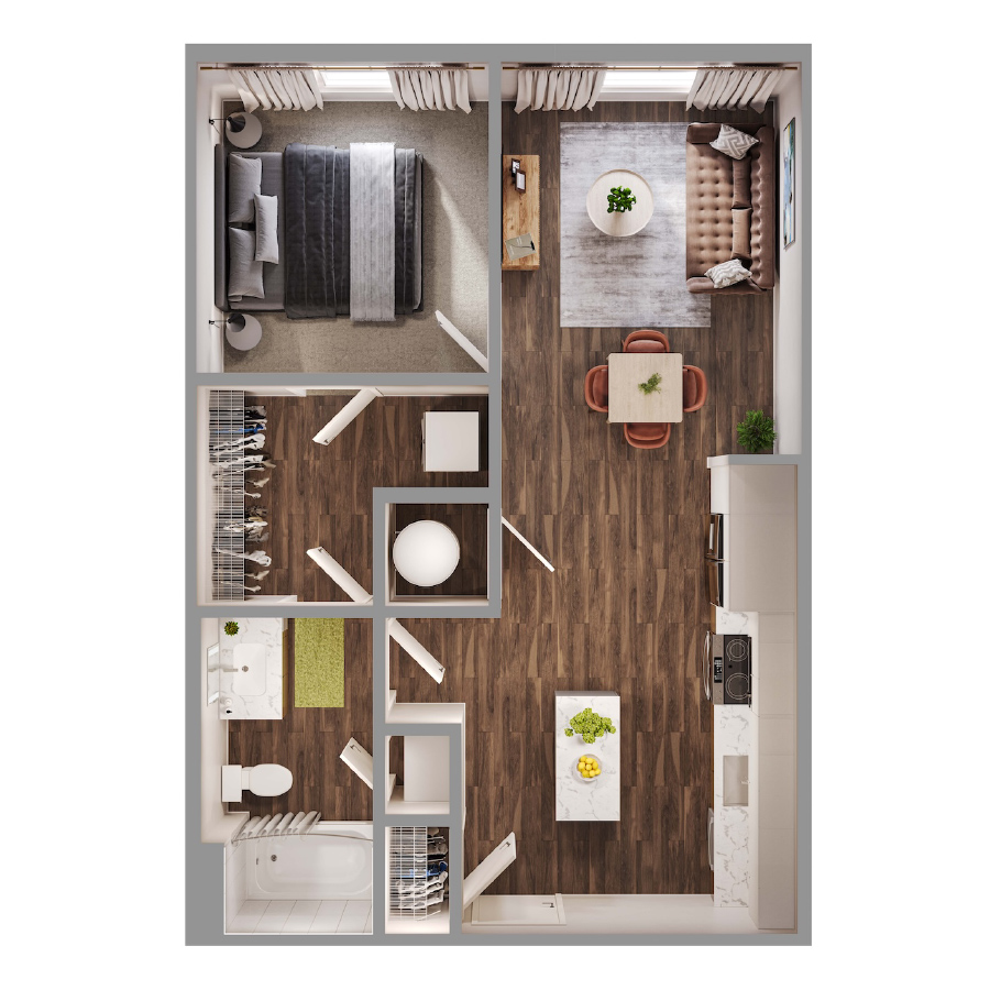 A1 floor plan