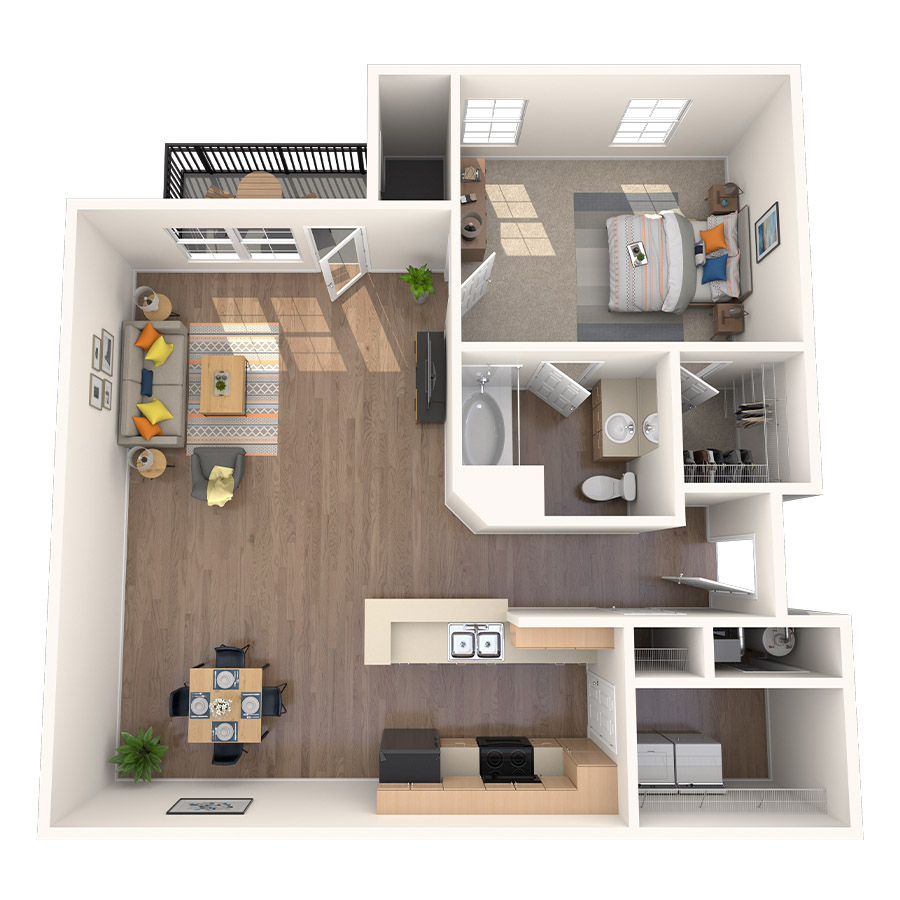 A1-Classic floor plan