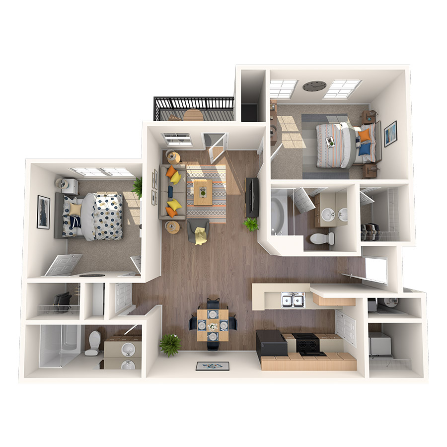 B1-Classic floor plan