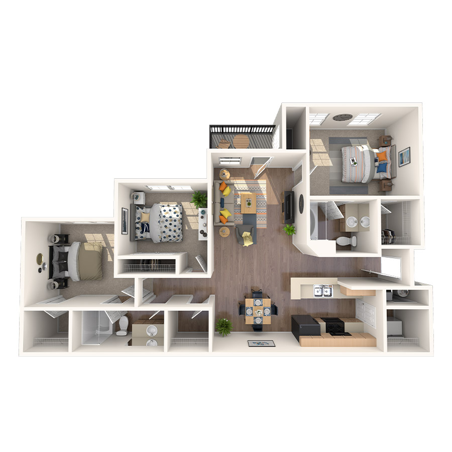 C1-Classic floor plan