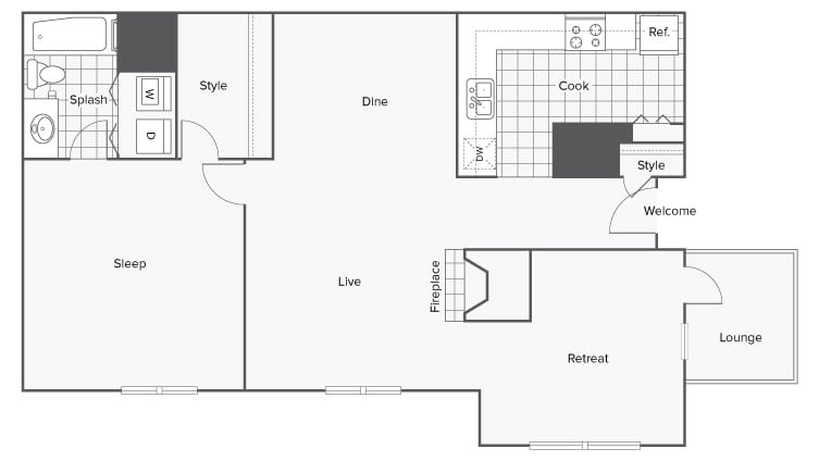 Honeysuckle LURA 65 floor plan
