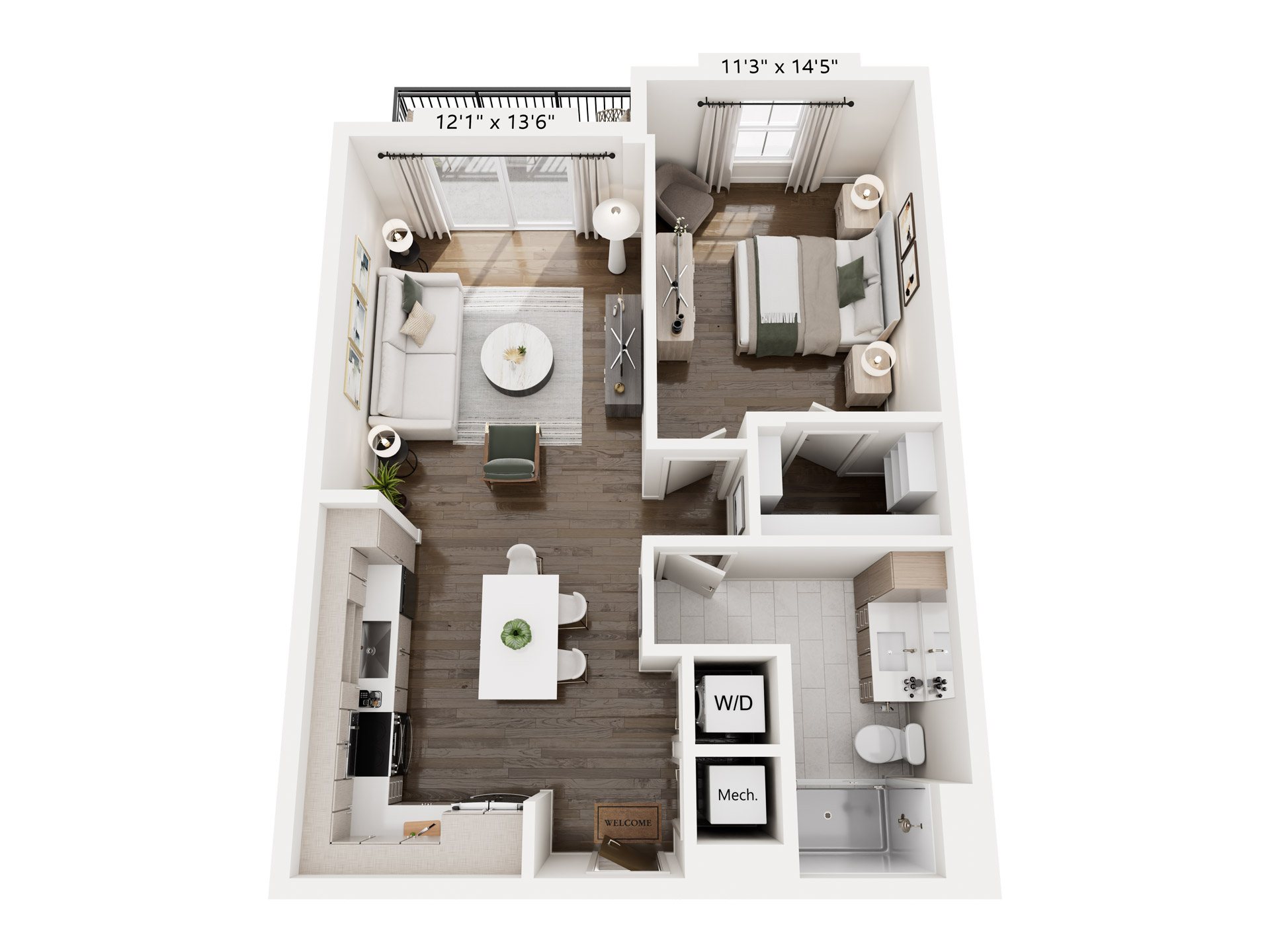 Mustang floor plan