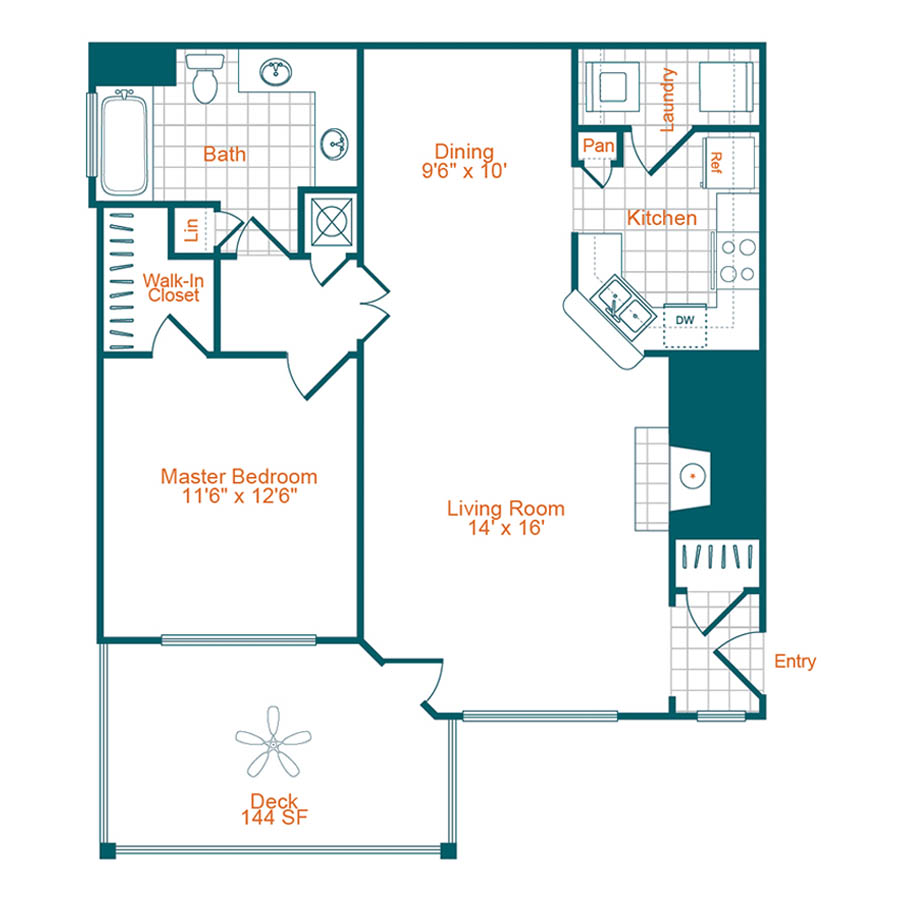 A2 floor plan