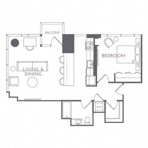 Unit 0901 floor plan
