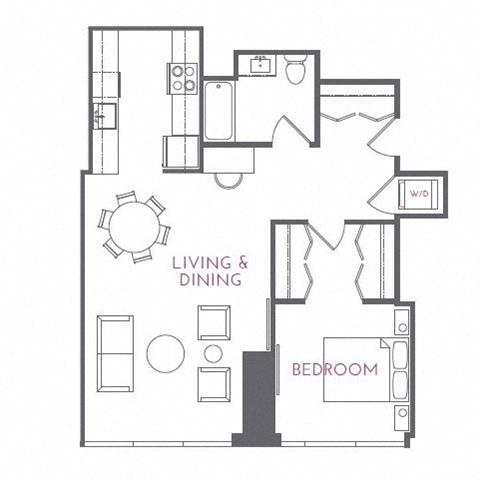Unit 0609 floor plan