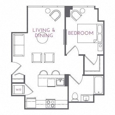 Unit 0803 floor plan