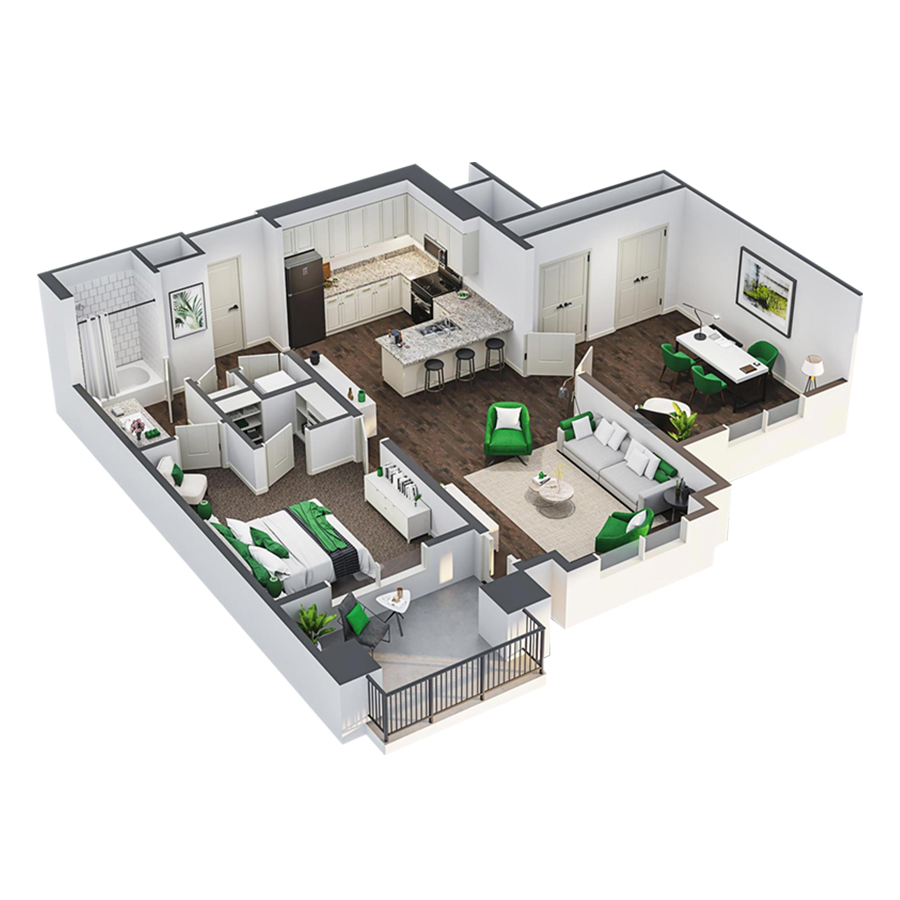 1x1 A5 floor plan