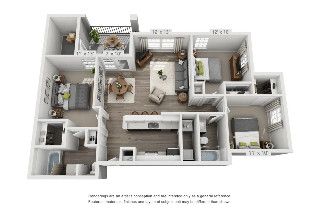 Fremont Upgraded floor plan