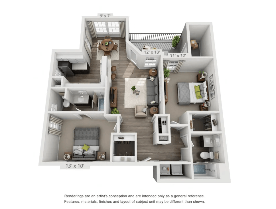 Marquam Upgraded floor plan