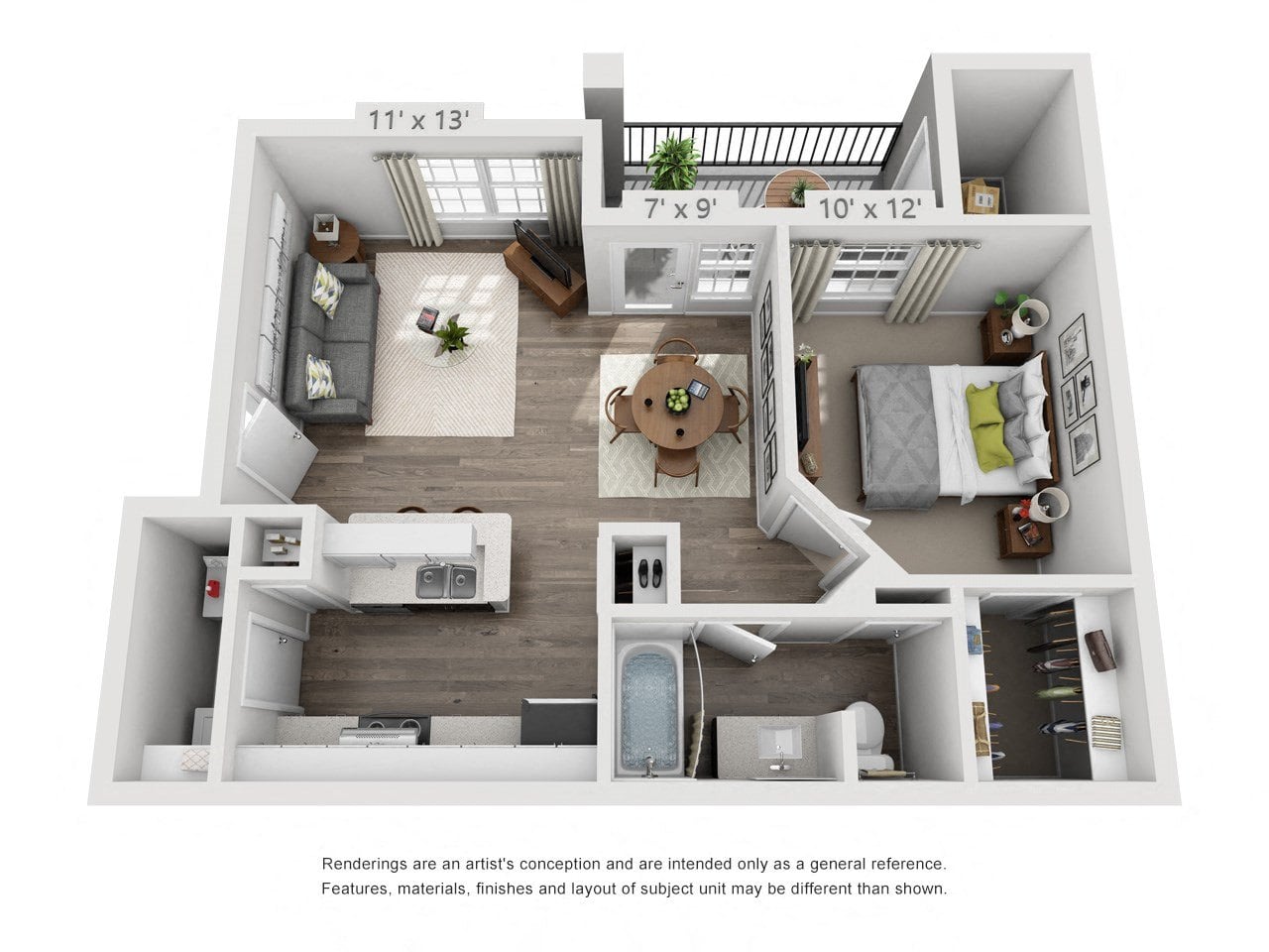 Hawthorne Partial Upgrade floor plan