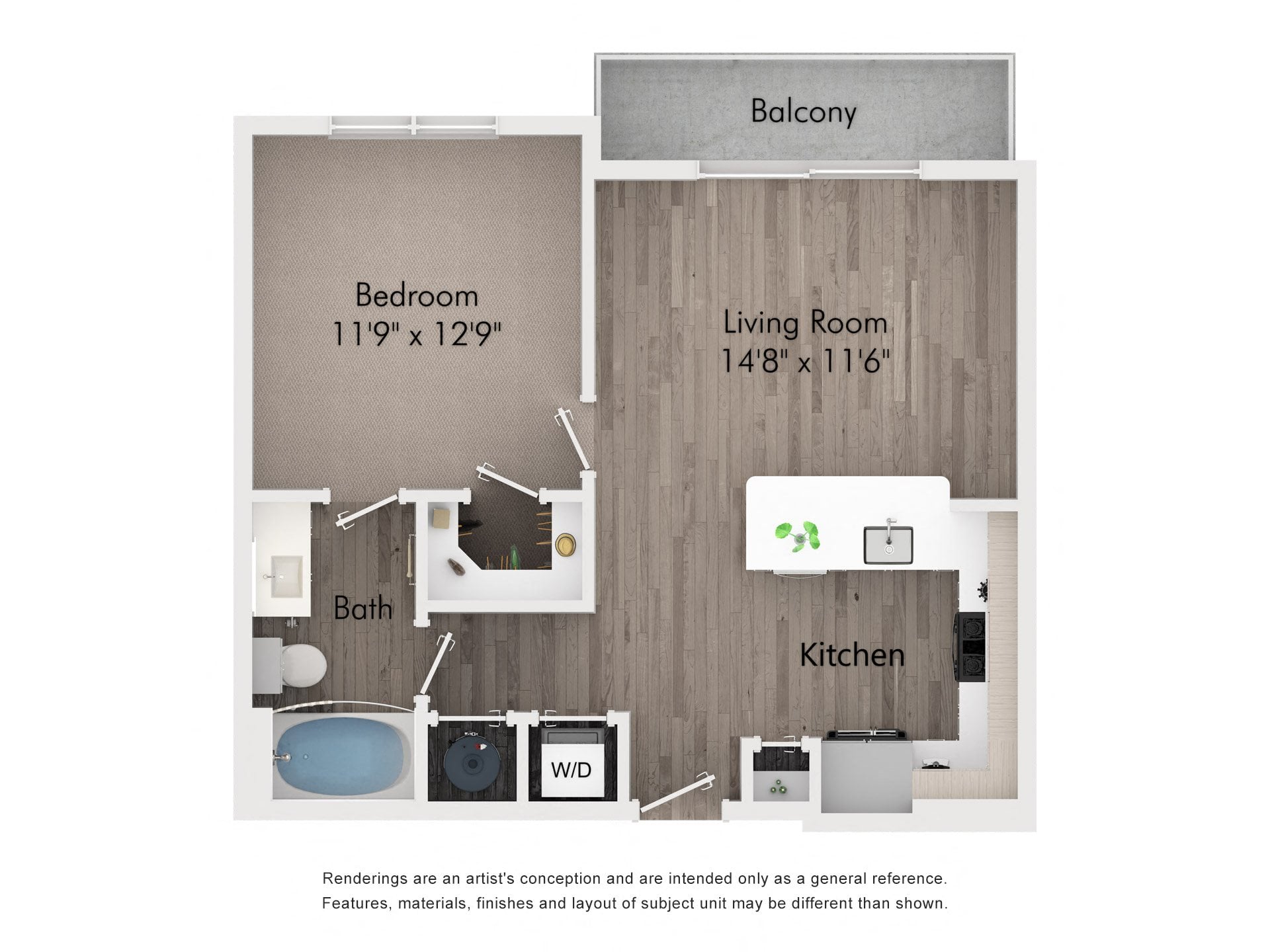 A2 floor plan