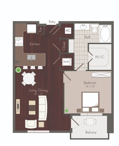 Floyd - Renovated floor plan