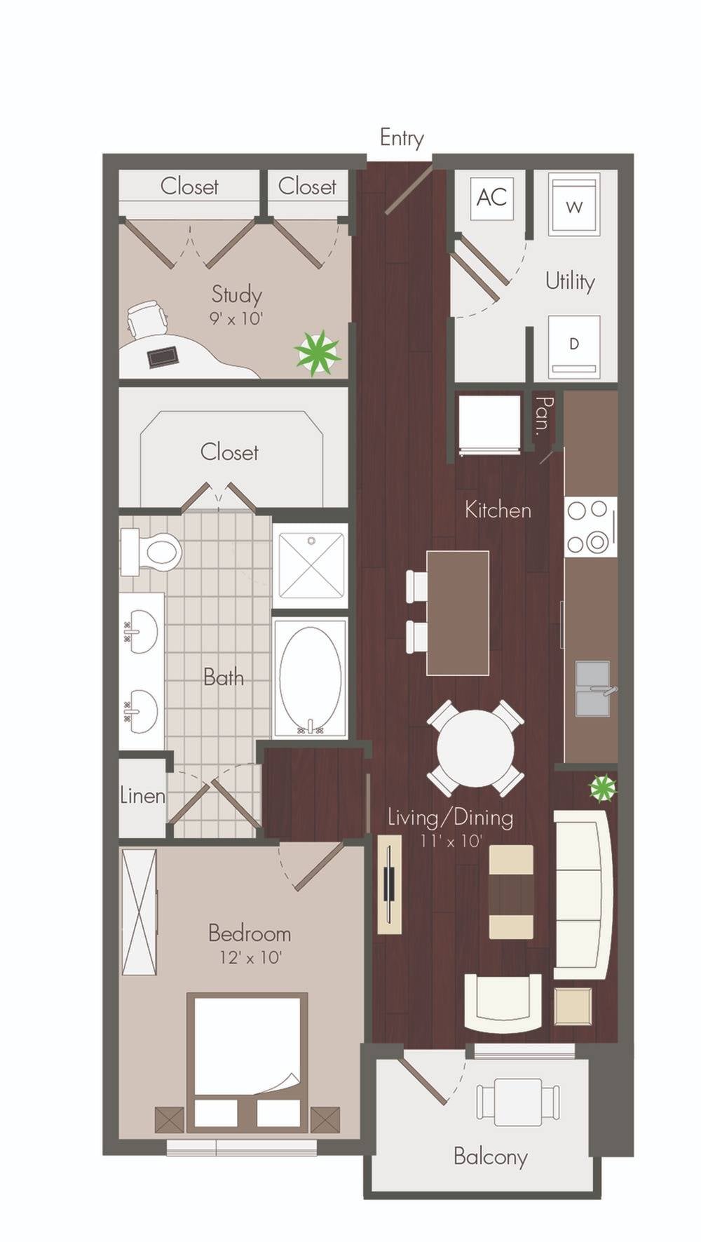 Haskell floor plan
