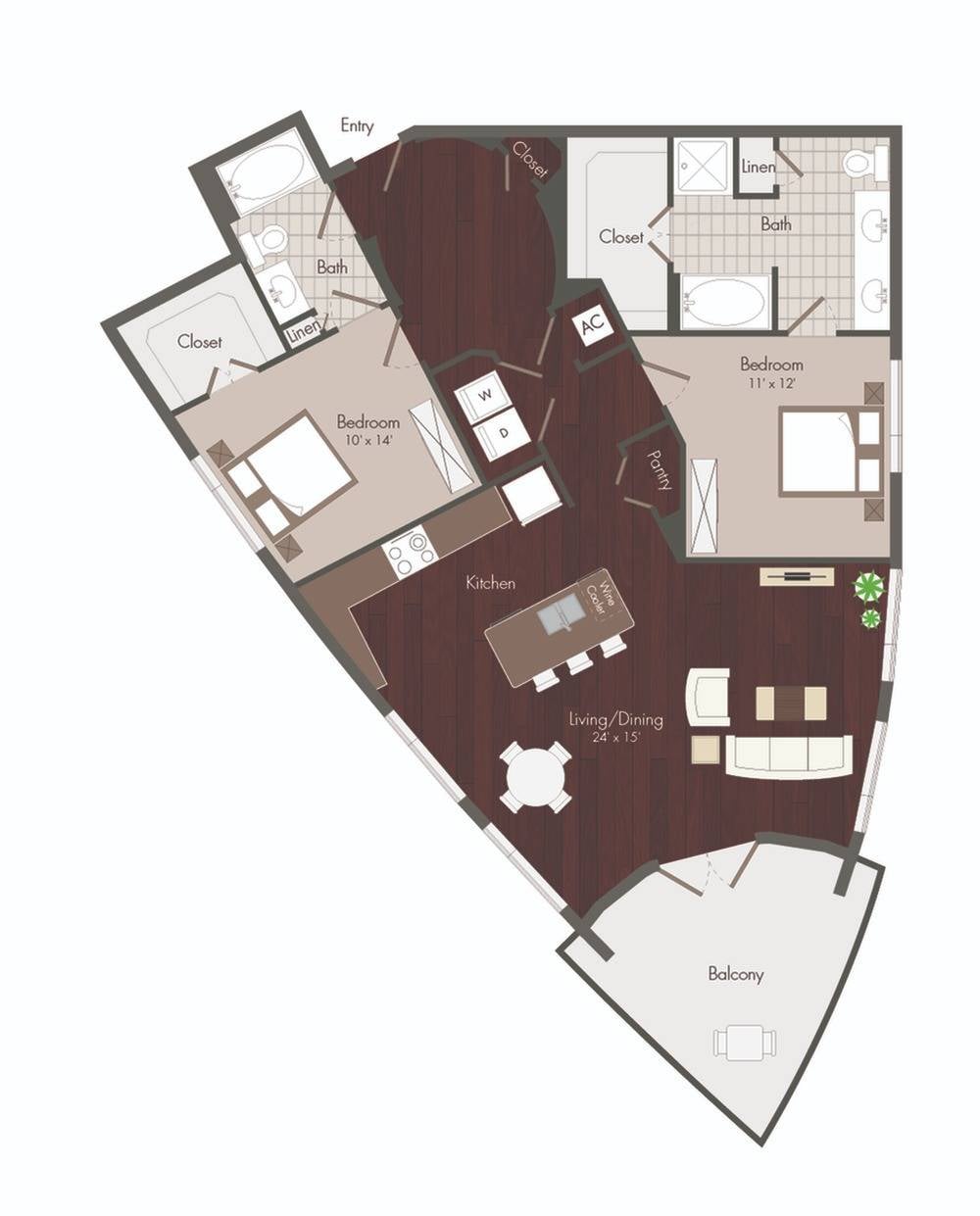 Prauge floor plan