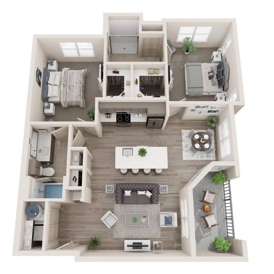C-B floor plan