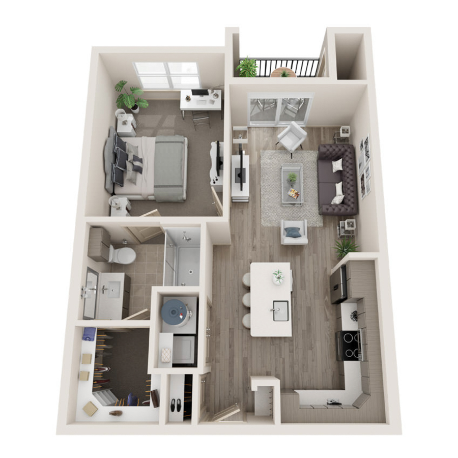 A floor plan
