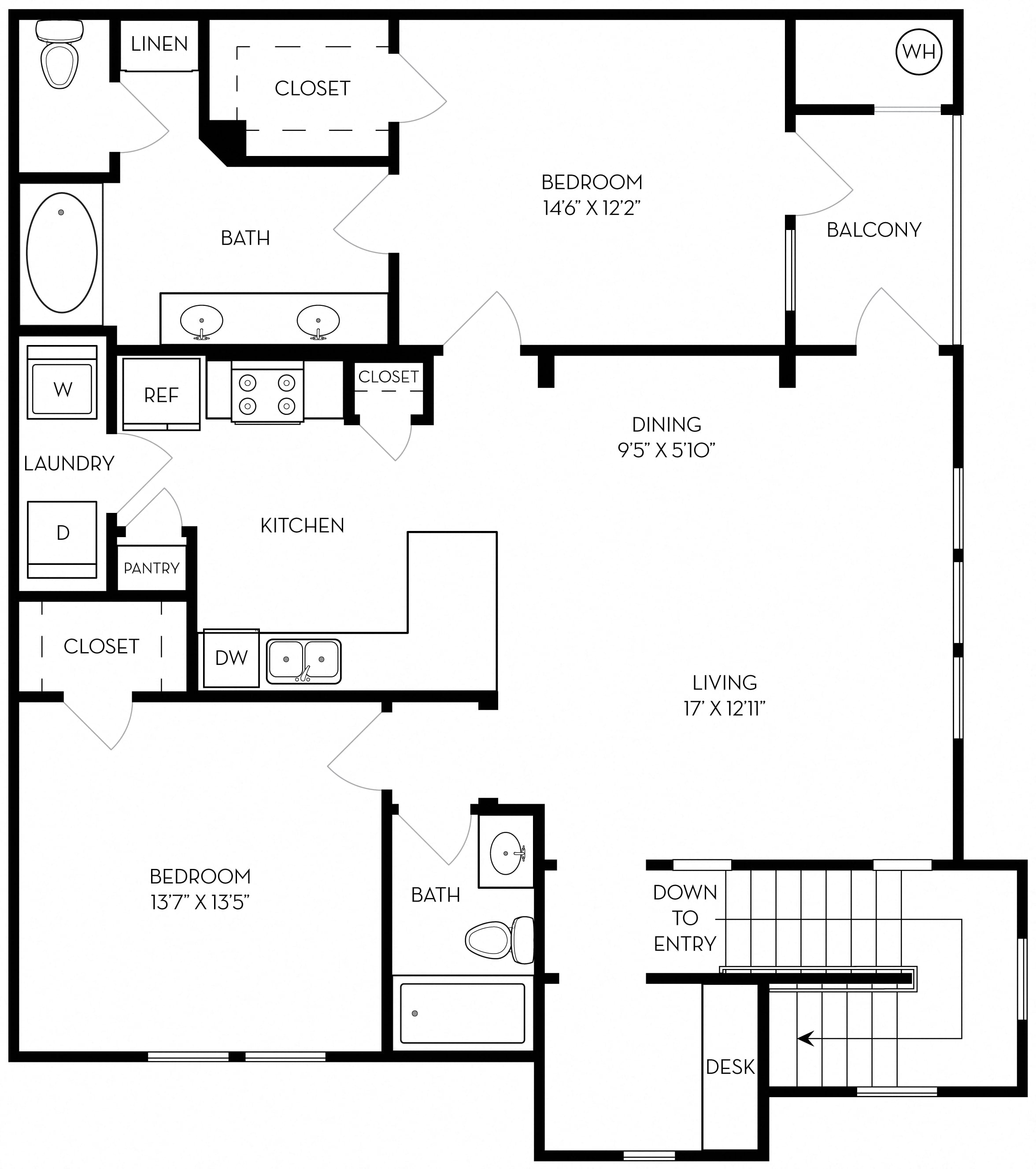 Residence 13 floor plan