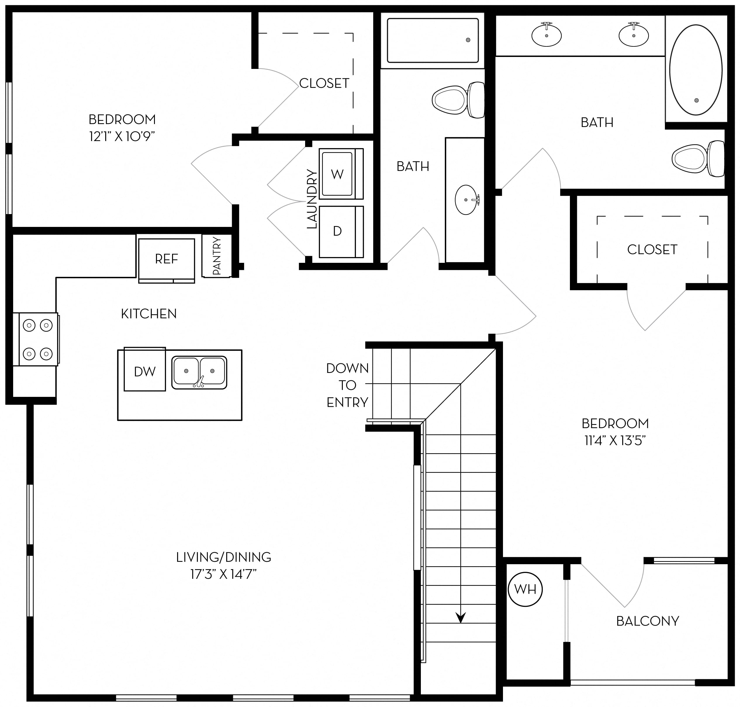 Residence 8 floor plan