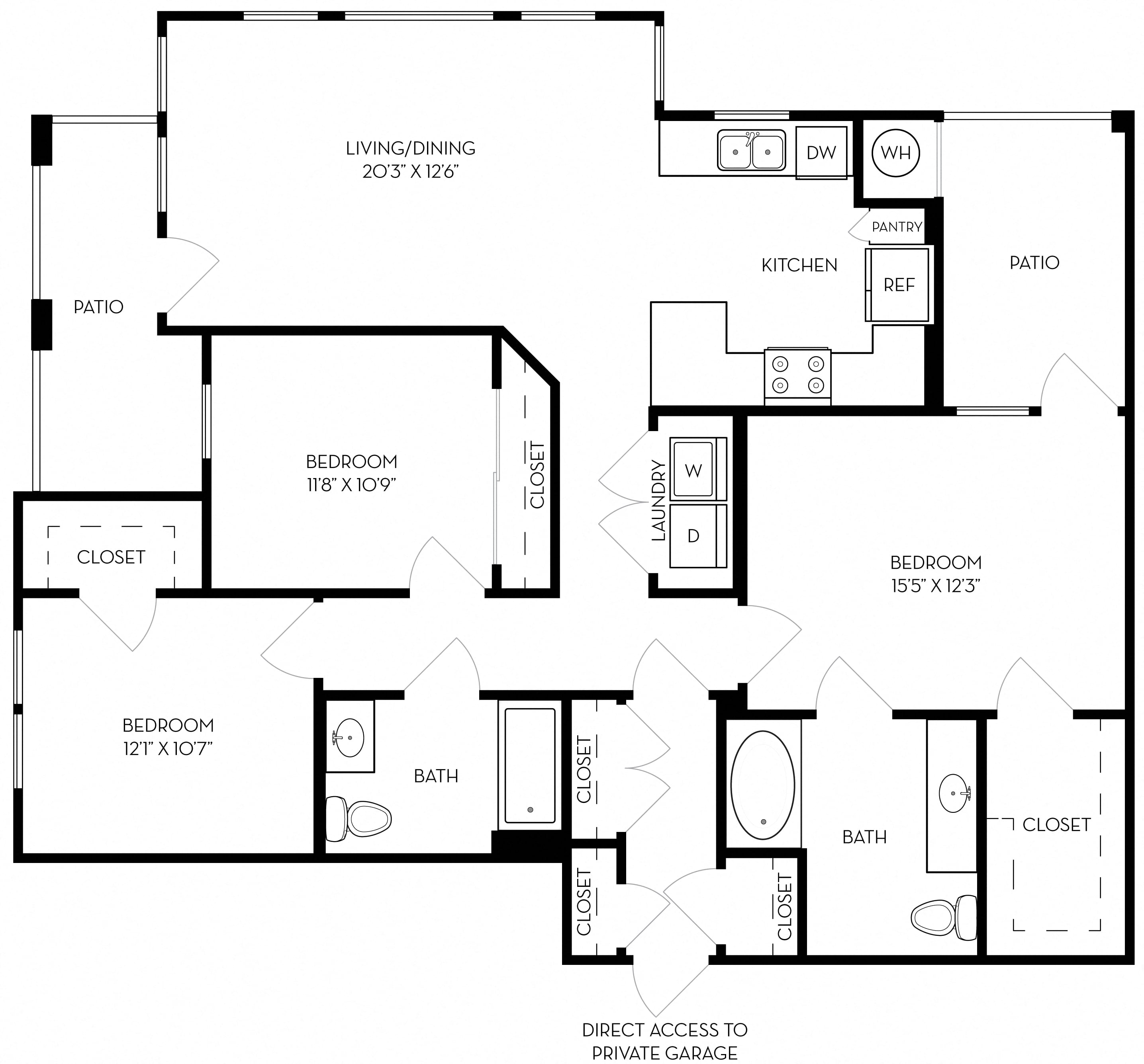 Residence 12 floor plan