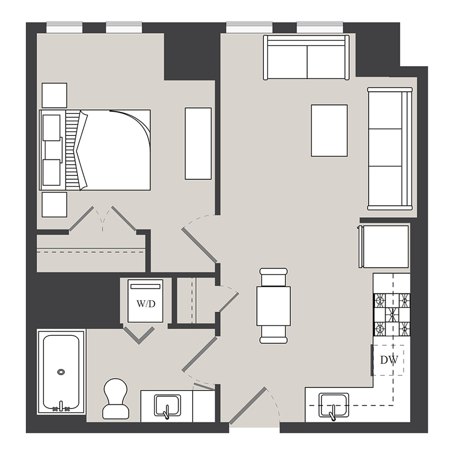 A1 floor plan