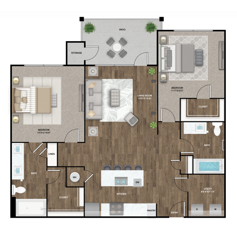B2 floor plan