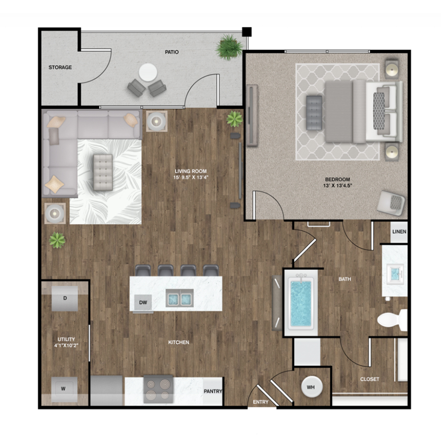 A2 floor plan