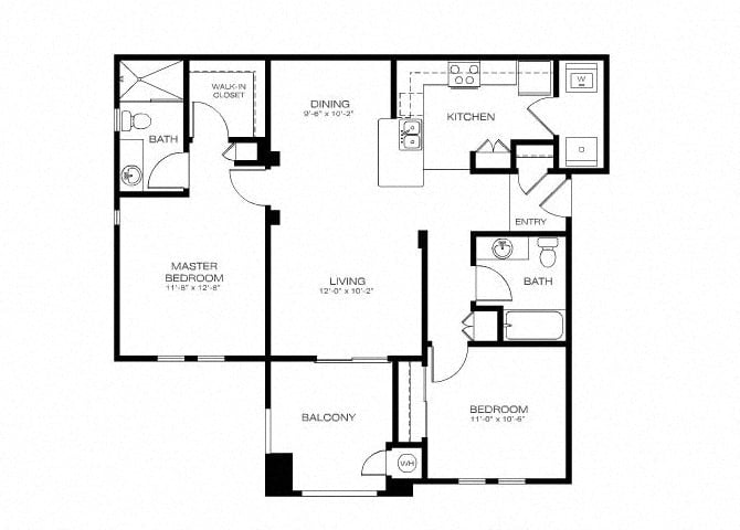 B2A floor plan