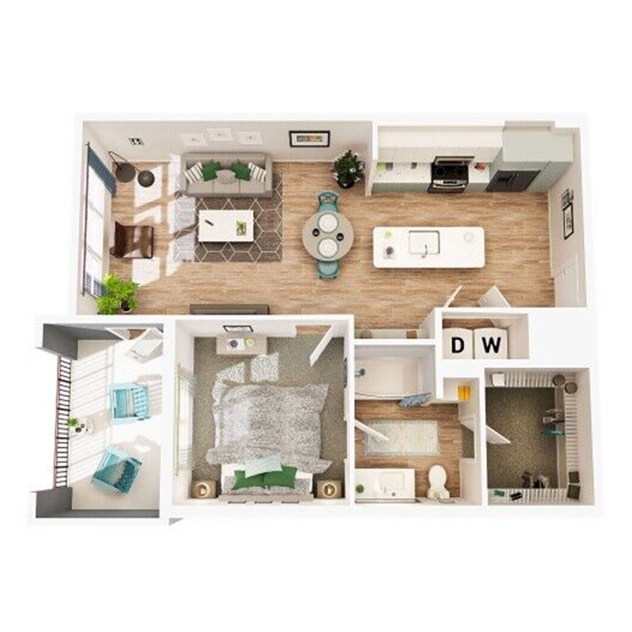 A1 floor plan