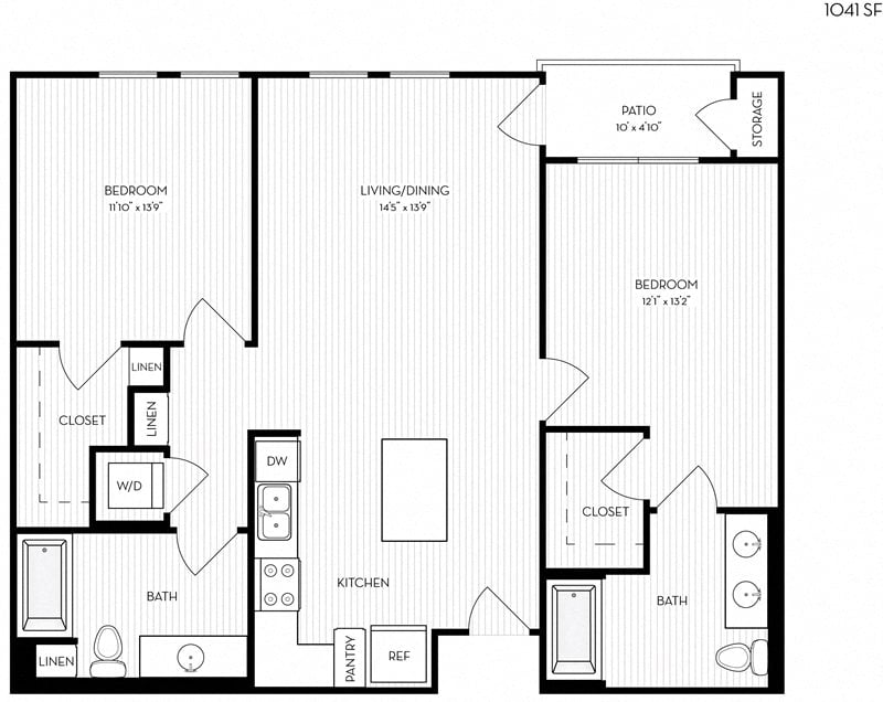 Revela Floorplan 2-2A-2 floor plan