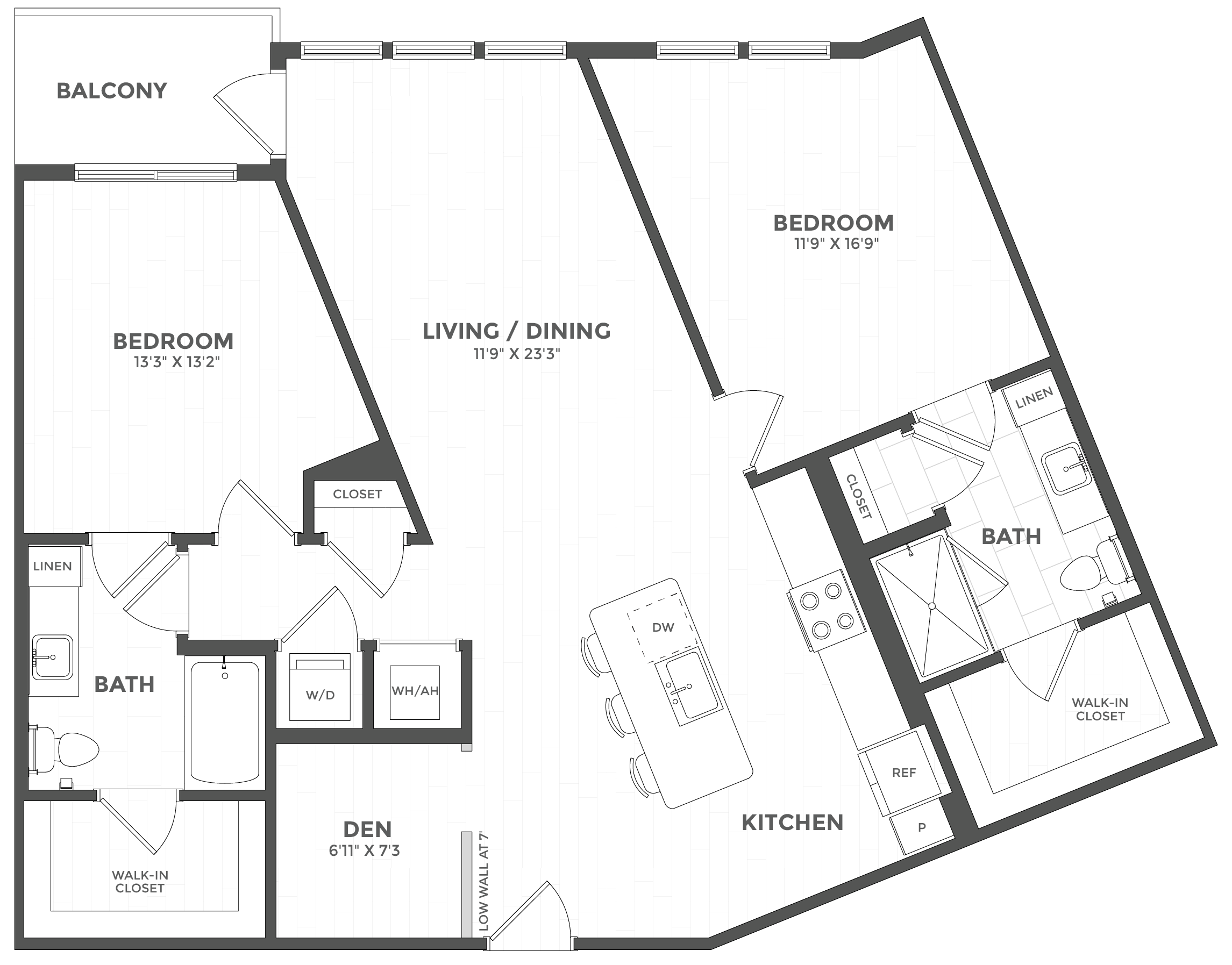 B2 Den floor plan