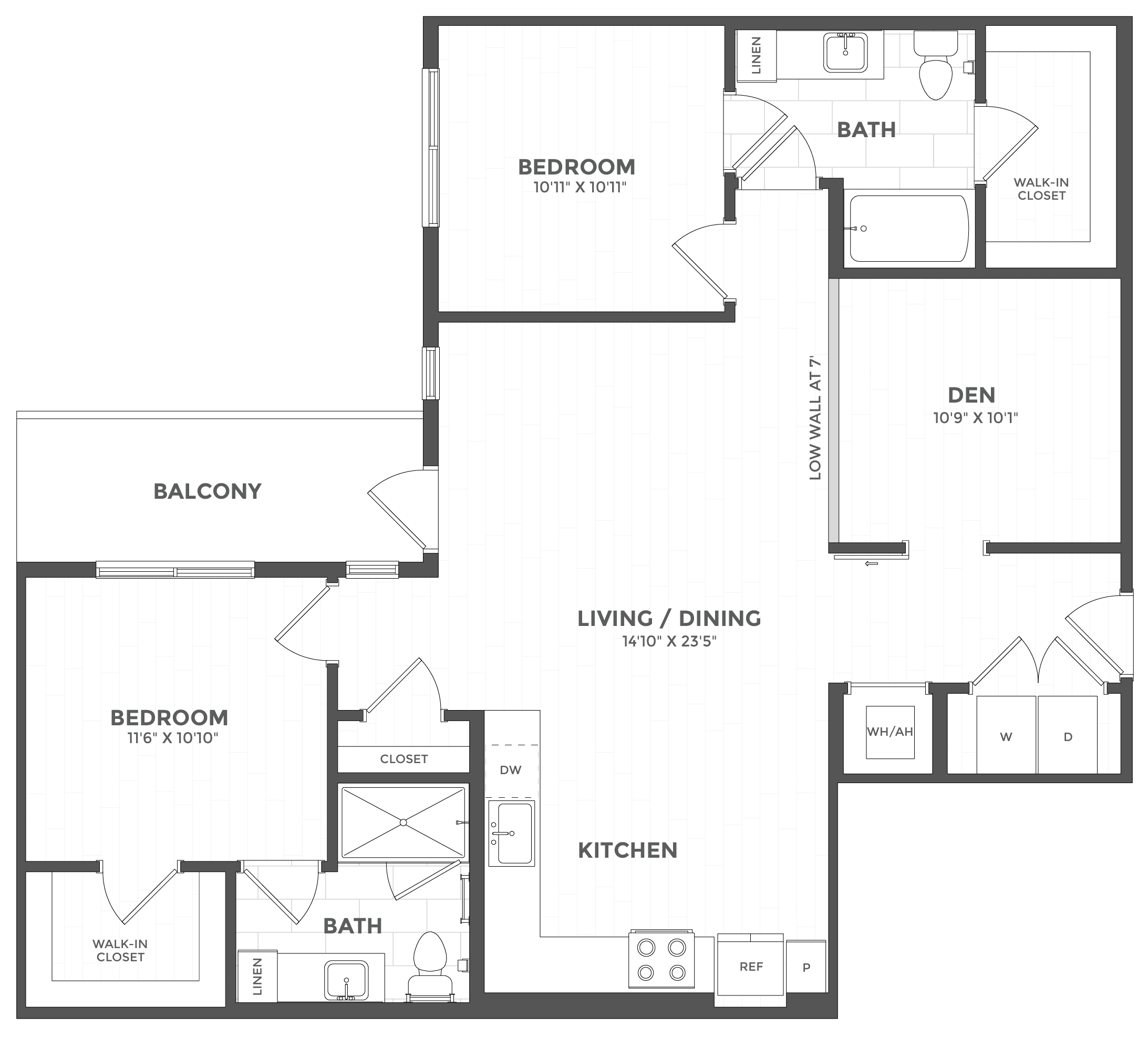 B3 Den floor plan