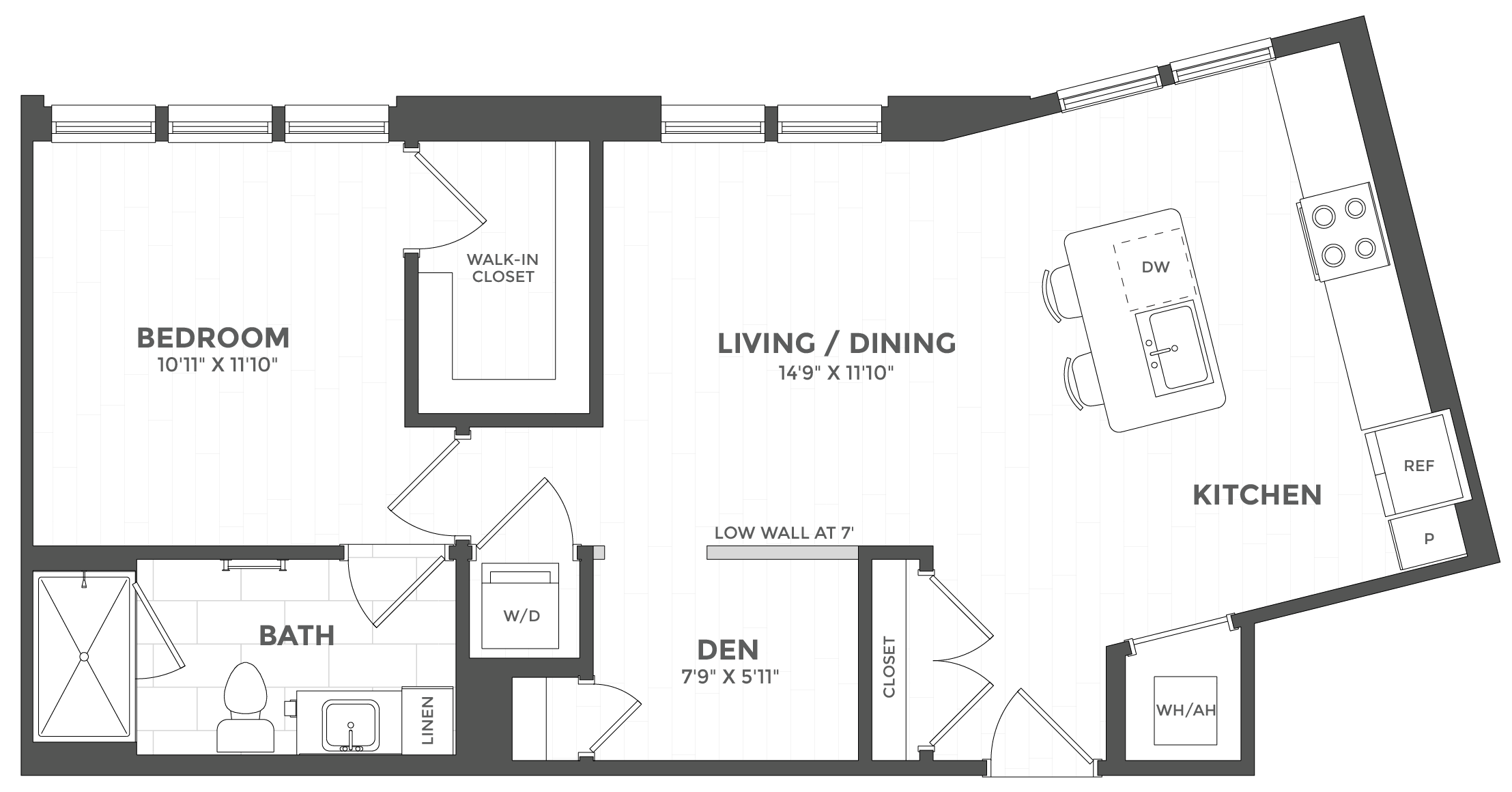 A9 Den floor plan