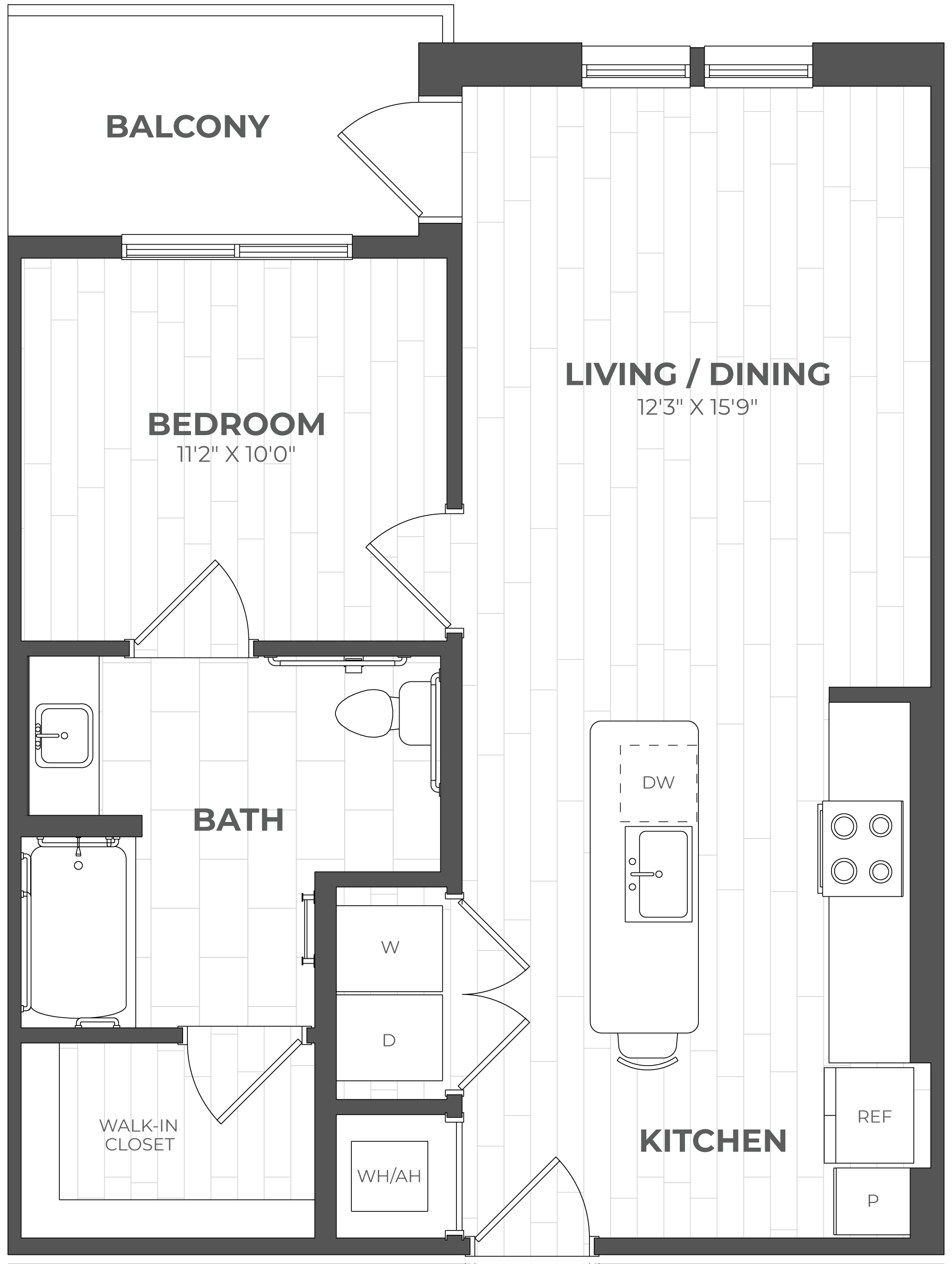 A1 ADA floor plan