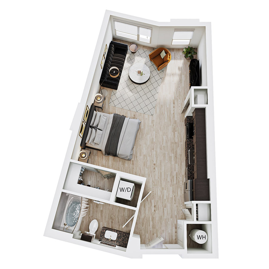 E1 floor plan