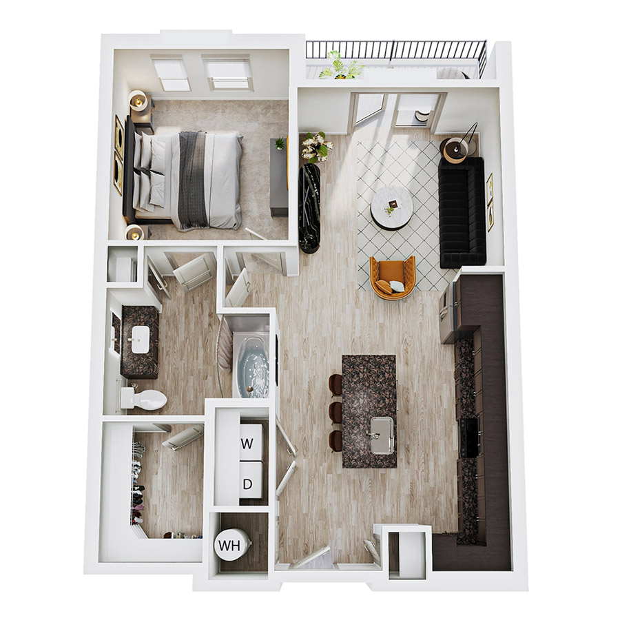 A6 floor plan