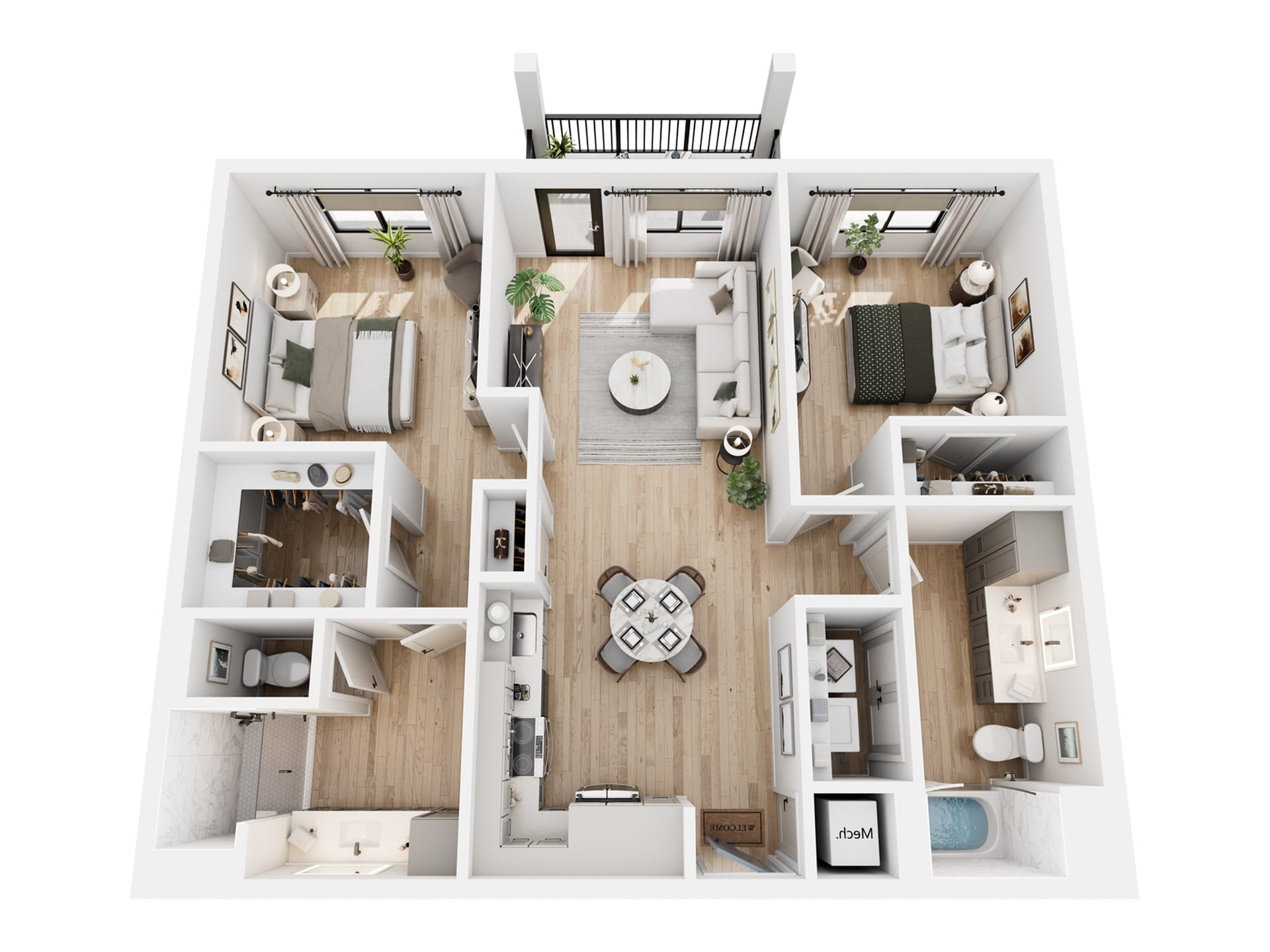 C2b floor plan