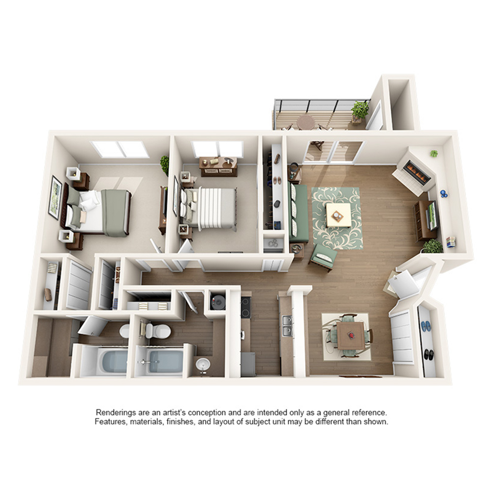 Aria floor plan