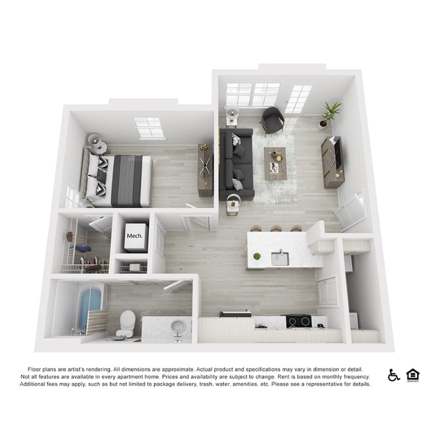 A1 floor plan