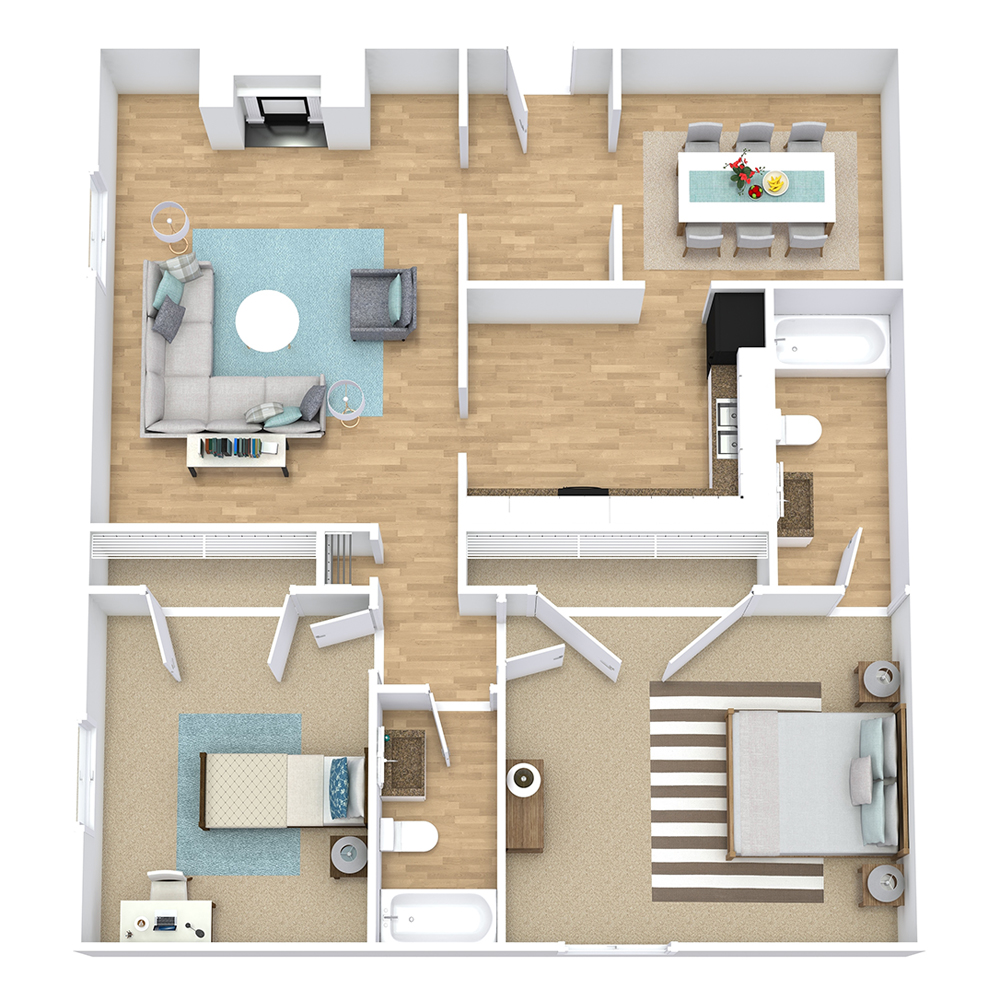 J floor plan