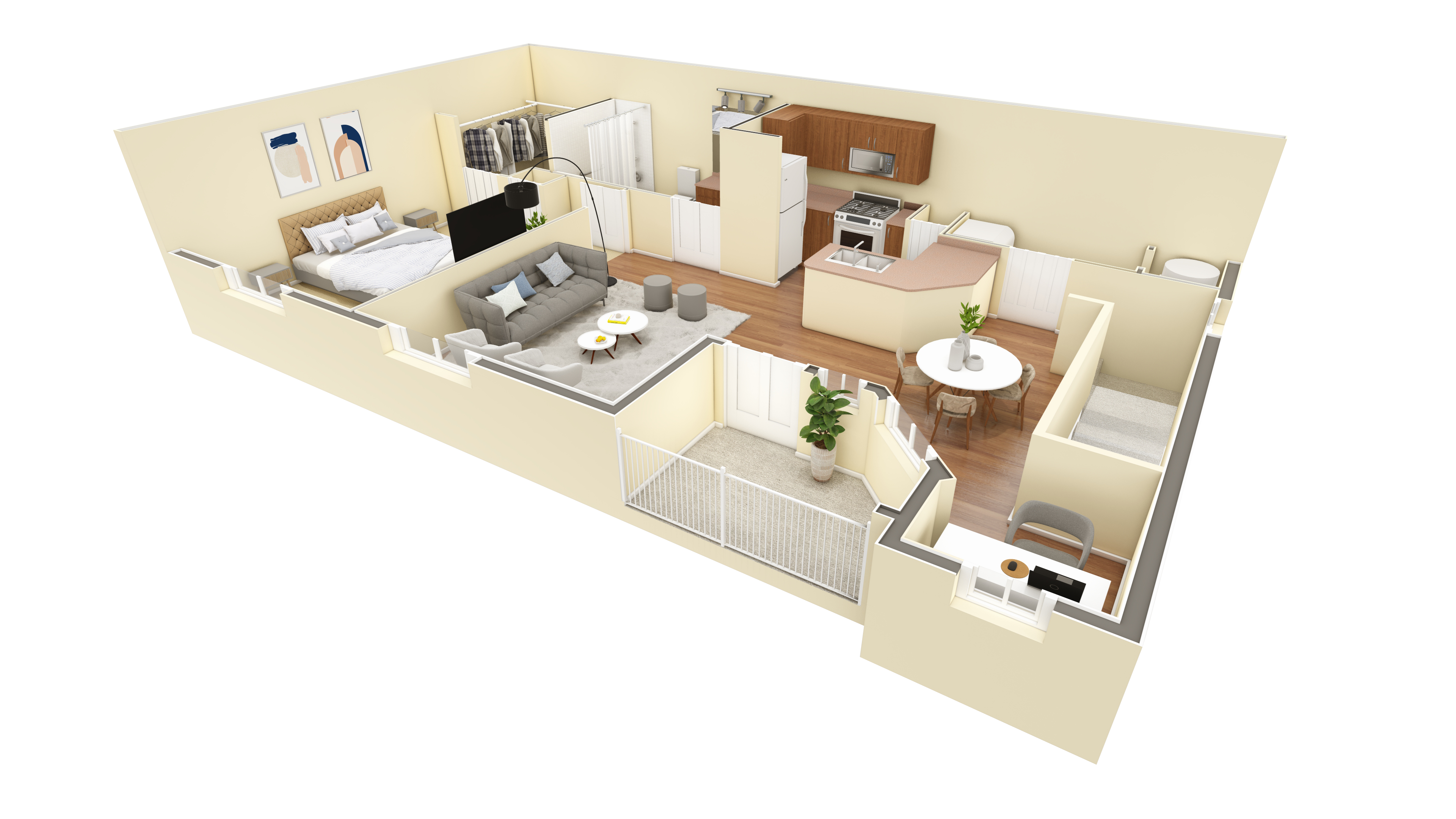 1 BR Grand Overlook Garage floor plan